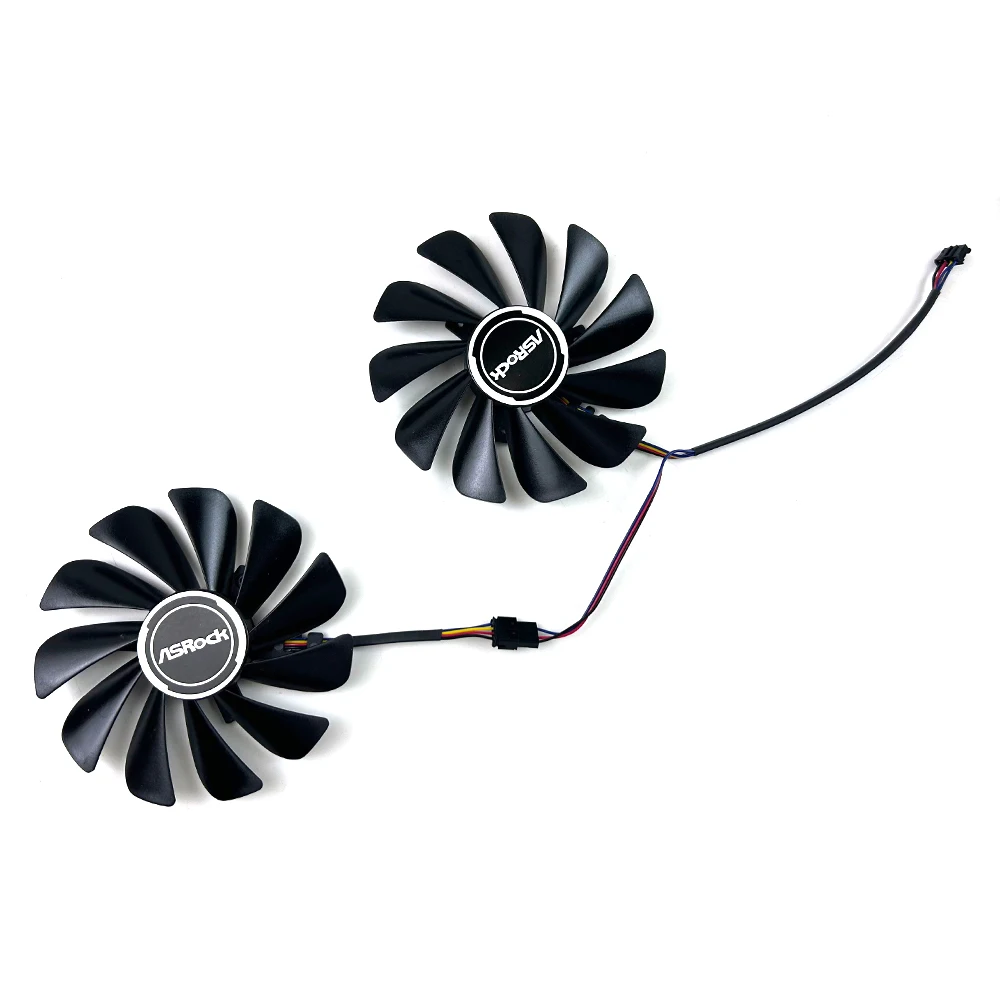 NEW Cooling Fan 95mm 4pin CF1010U12S RX5700 XT GPU FAN For  ASROCK RX5700 5700XT Challenger Graphics Card Replacement Fan view 5