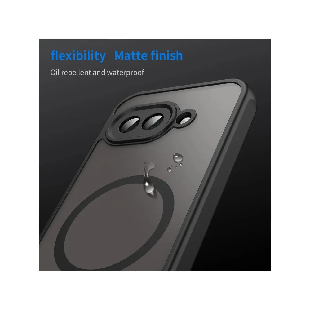 Matte Translucent Magnetic Phone Case for Google Pixel 10 9 A Pro XL Compatible with MagSafe Drop Protect Slim Shockproof Cover