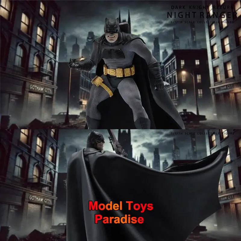 

Joy Man Toys JMToys JM004 1/12 Collectible Toys Dark Knight Batman Midnight Inspector Soldier 6inch Action Figure Model Gifts