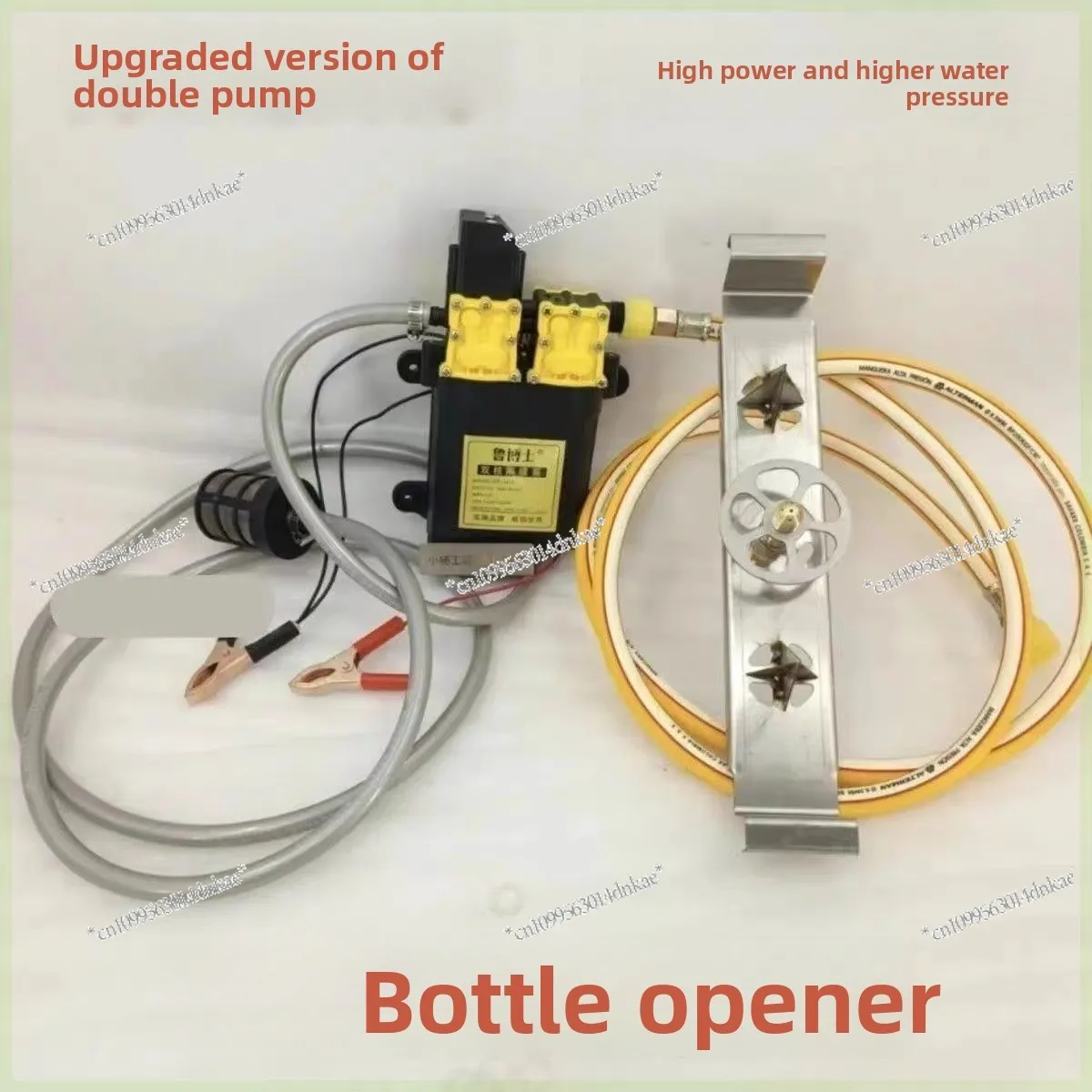 

Imported Pesticide Bottle Opener Bottle Washer High Pressure 12V Washer Double Pump Reinforced Bottle Washer Stainless Steel
