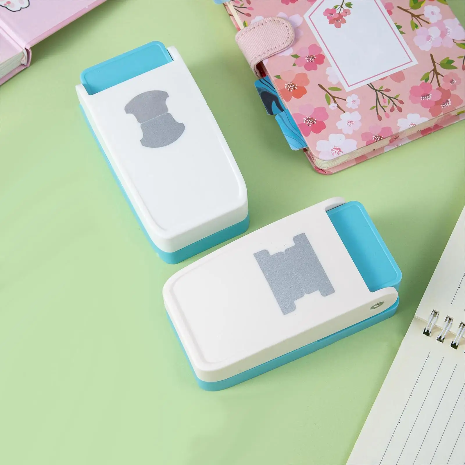 ルーズリーフ区切り文字ラベルパンチタブ、ペーパーコルク、クラフト用品、スクラップブック、メモ帳、カード作成用の強力なパンチ