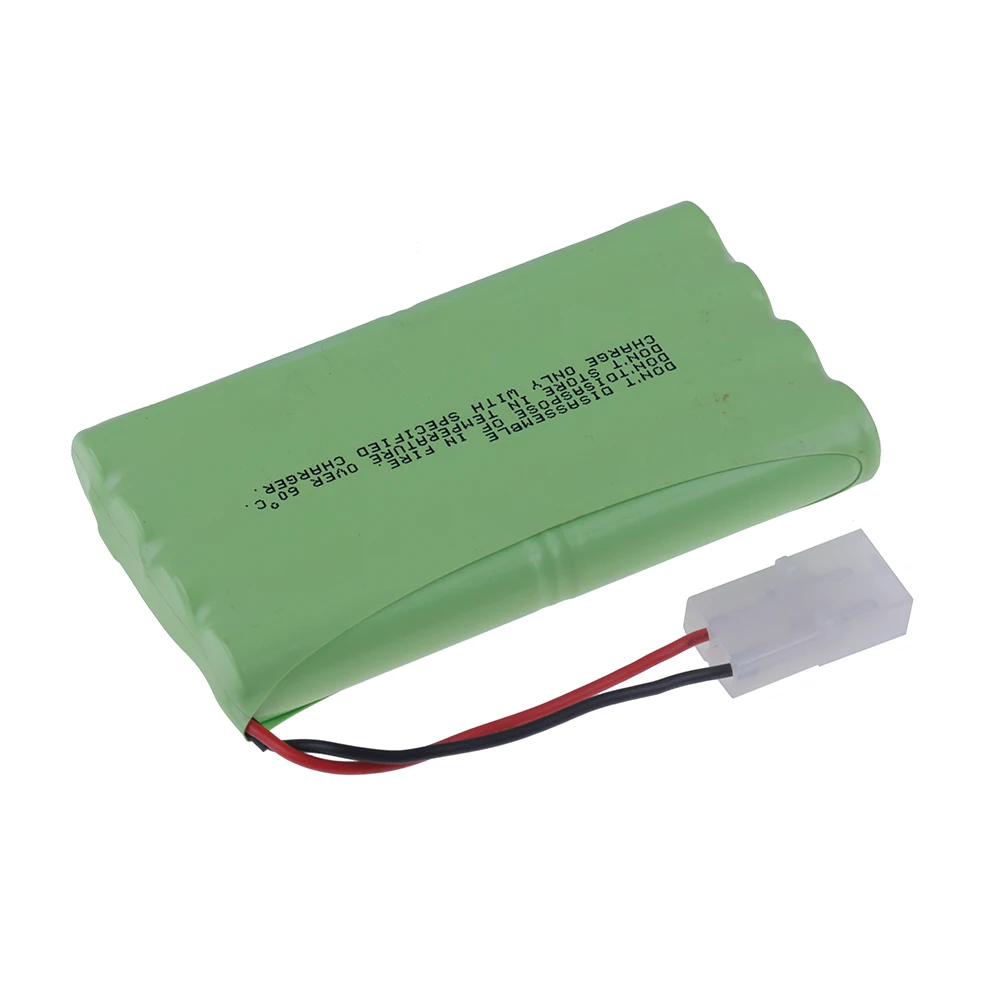 อัพเกรดเป็น4500mAh แบตเตอรี่9.6V AA NiMH สำหรับของเล่น RC รถยนต์หุ่นยนต์รถบรรทุกปืน AA 3000mAh 9.6V แบตเตอรี่แบบชาร์จไฟได้1ชิ้น