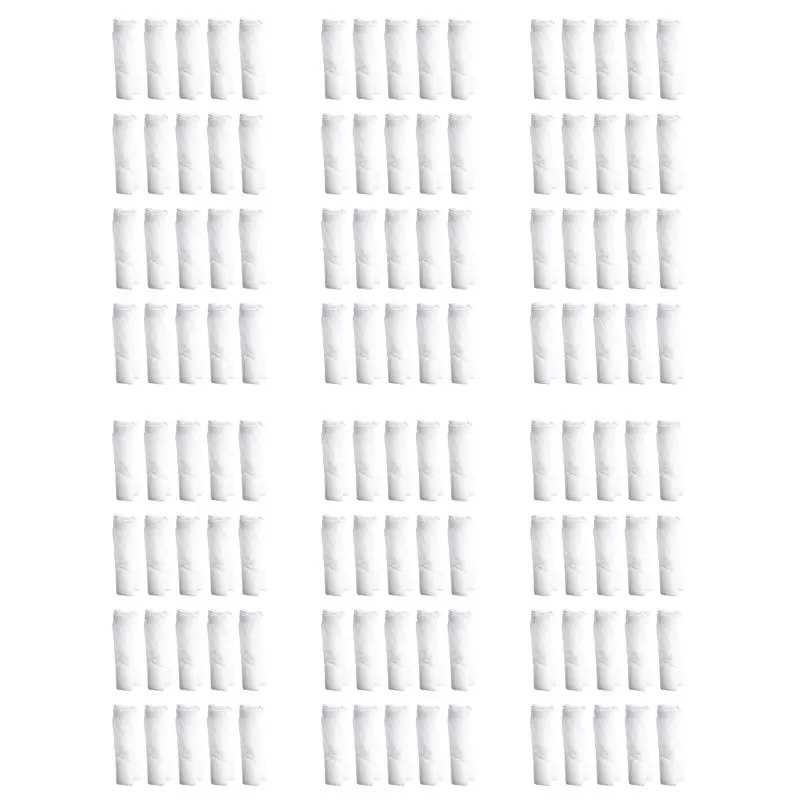 A84X-120 Pack Strainer Bag, 5 Gallon Paint Strainer With Elastic Top Opening White Fine Mesh Filters Bag For Paint Gardening