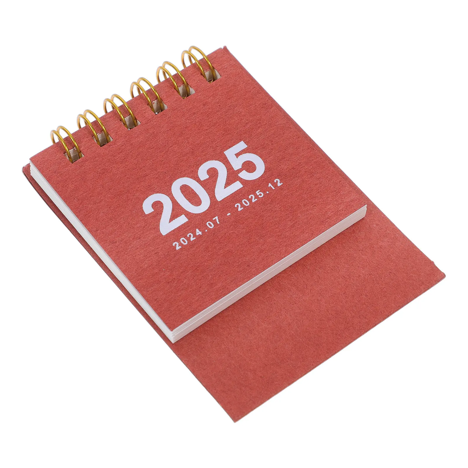 

Desktop Small Desk Calendar 2025 Decorative Standing Monthly Calendar Organizer Note Daily Planner Office Home School Accessory