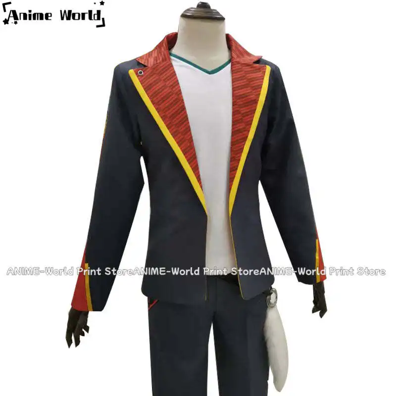 《Custom Size》Anime Virtual YouTuber Fushimi Gaku Cosplay Costume Halloween Clothes