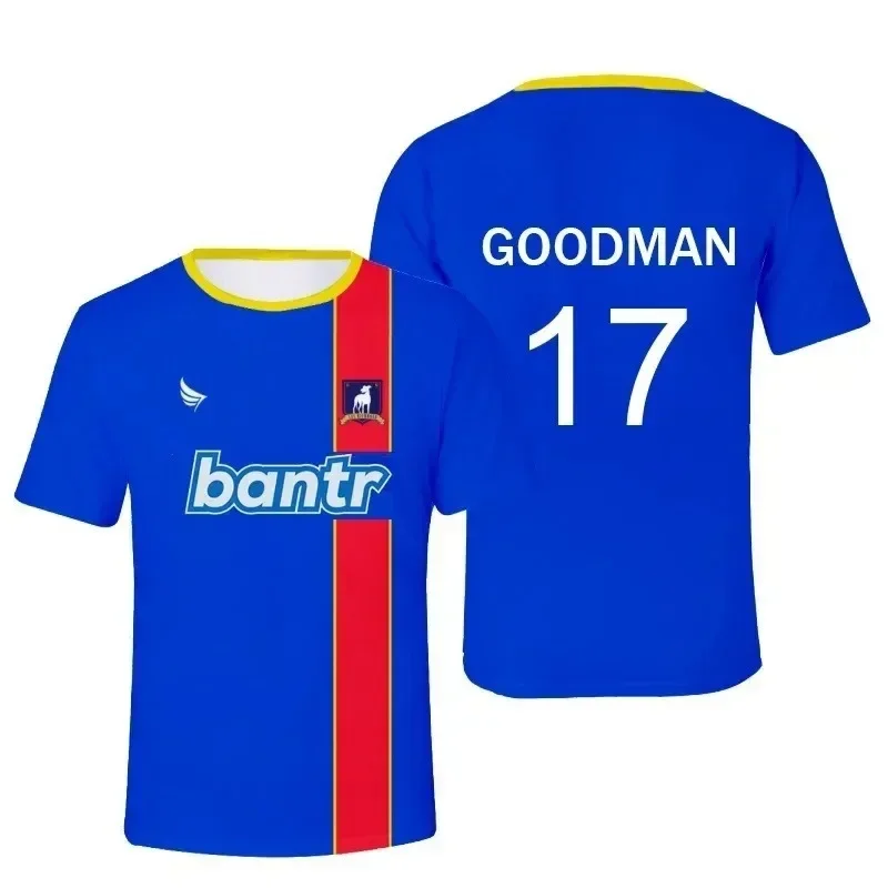 

Quick Drying O-Neck T-Shirt New Arrival Football Jersey 2025 Casual 3D Printed Sports Clothing for Women Men Kids - Adult Sizes