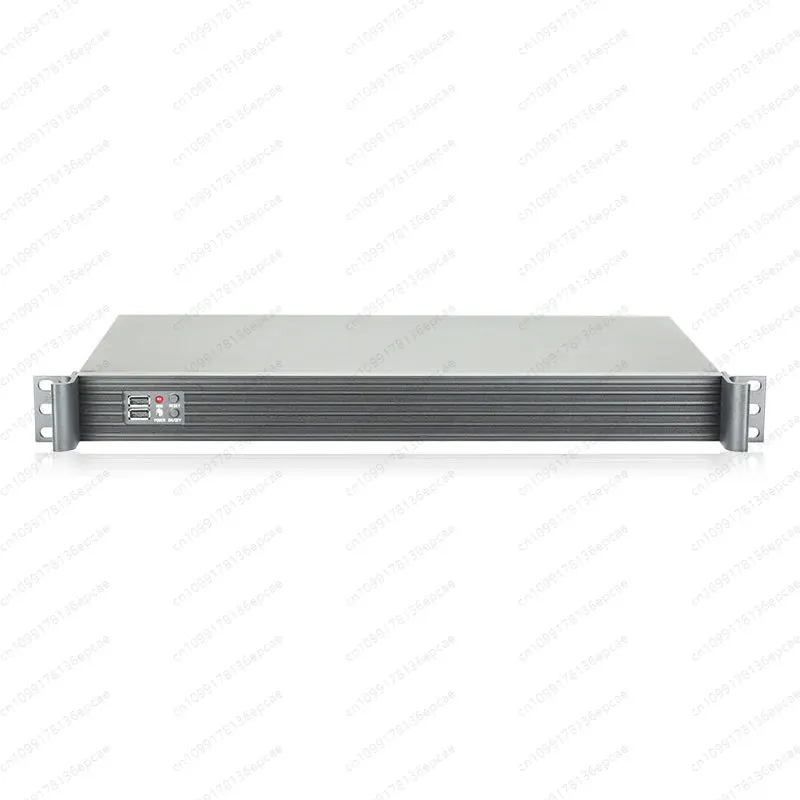 

1U chassis, short 250MM ITX main board MINI server box aluminum panel, call center atom chassis