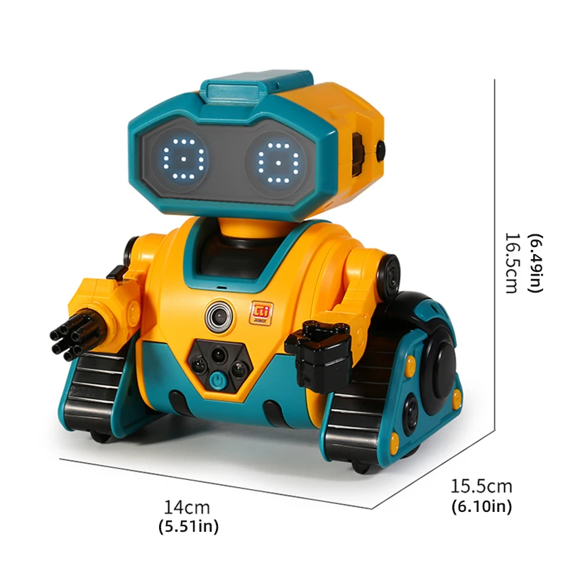 インテリジェント誘導タッチライトロボット,2.4g,リモコン,かわいいダンス,音楽,子供向けの多機能インタラクティブおもちゃ