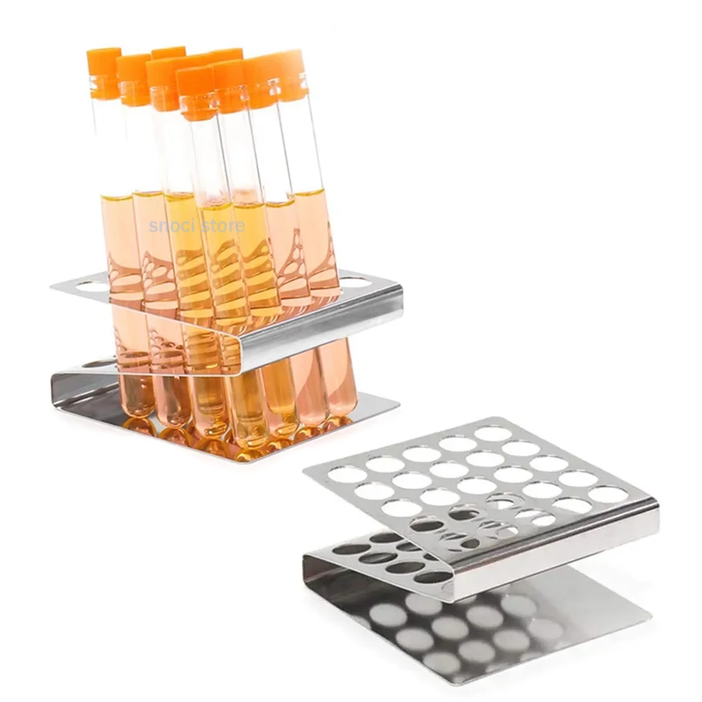 Test tube rack Z shaped Stainless steel centrifugal tube rack 15ml test tube rack 25/50-hole use for aperture ≤15mm/17mm tubes