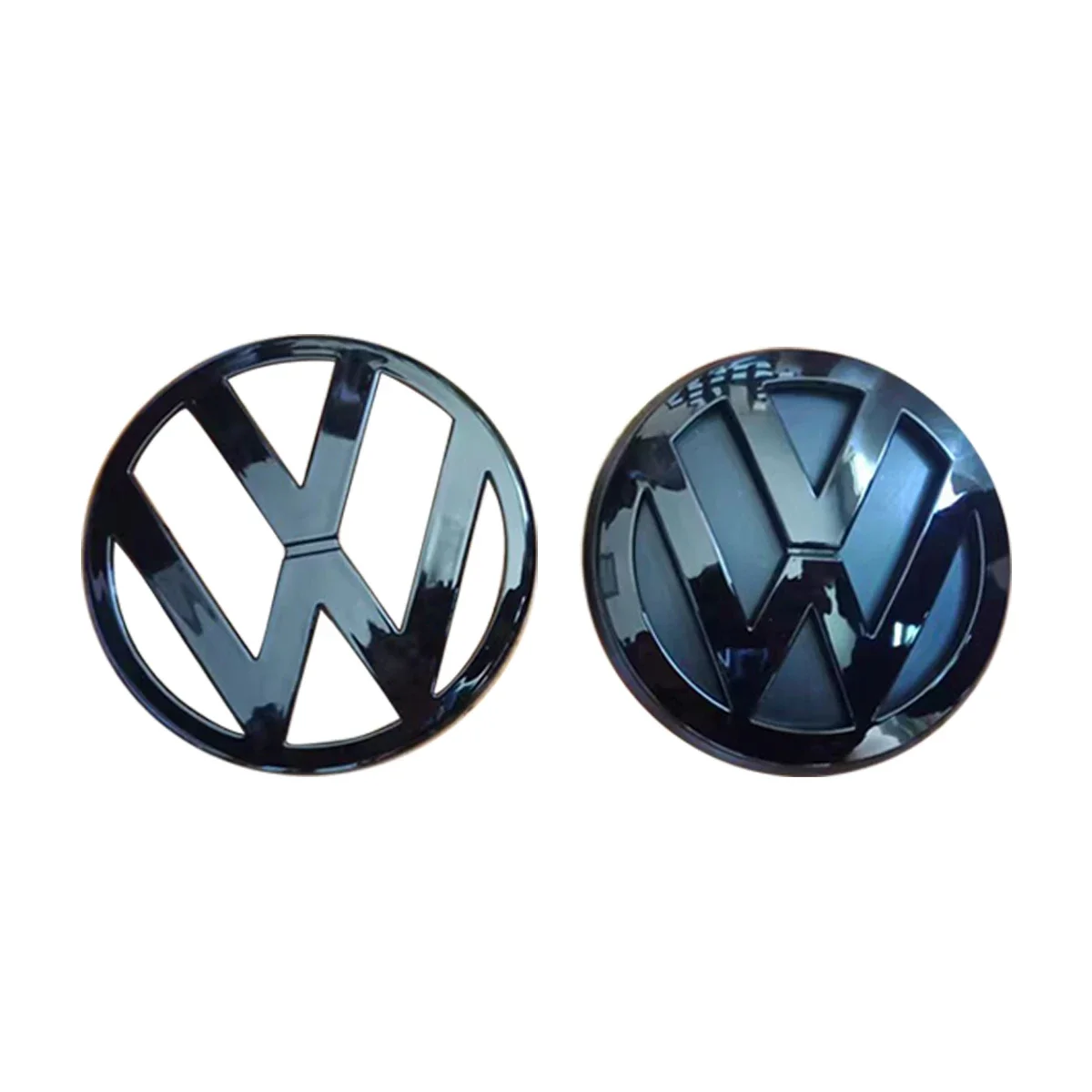 Gloss Black  Fit for volkswagen Golf MK4 1999-2006 116mm Front Grill Badge + 118mm Rear Trunk Lid Emblem Car Logo