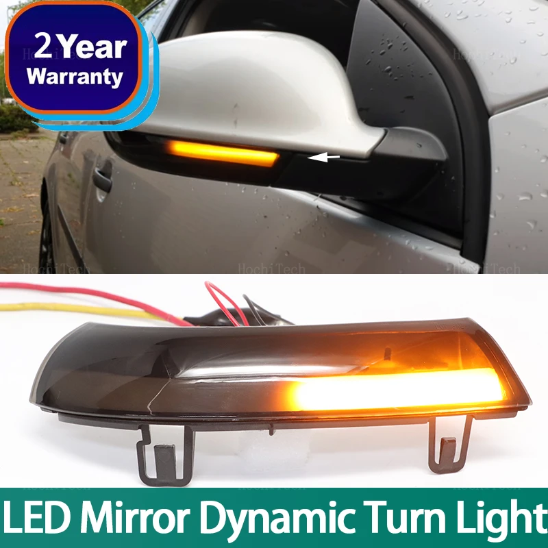 Dynamic Black LED Turn Signal Light Sequential Mirror Light For VW GOLF 5 GTI V MK5 Jetta Passat B5.5 B6 Sharan Superb EOS