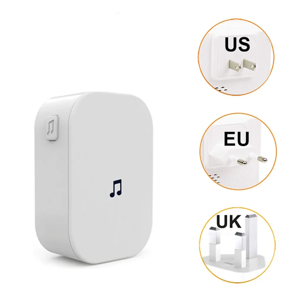 Doorbell Wifi Wireless Indoor Ringtone 100DB 433MHz Waterproof Doorbell Ringtone Doorbell Receiver Dingdong Tuya Home Smart