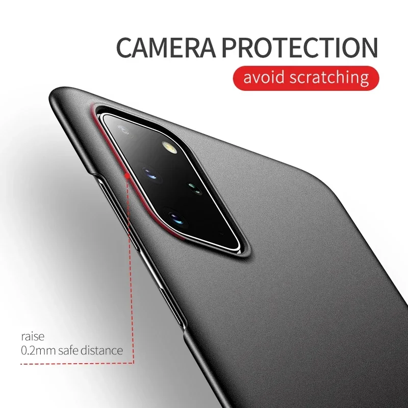 Funda a prueba de golpes para Samsung S20, carcasa de plástico duro, ultradelgada, esmerilada, para Galaxy S20 + Plus Ultra FE 5G