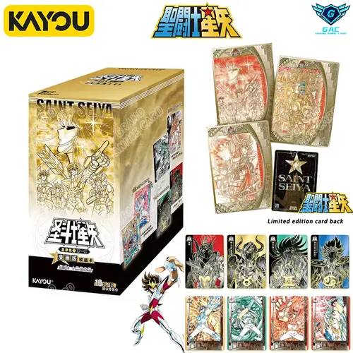 New Kayou Saint Seiya Cloth Awakening Card Box Manga Edition Collectible Card Star Pack Japanese Anime Rare Collection Cards - Image 16