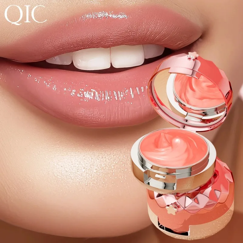 بلسم الشفاه شفاء ترطيب جميع الطبيعية لطيف Lipmask للشفاه الجافة ترطيب قوة العناية بالشفاه إصلاح مغذي 1 قطعة الذهب الوردي #3