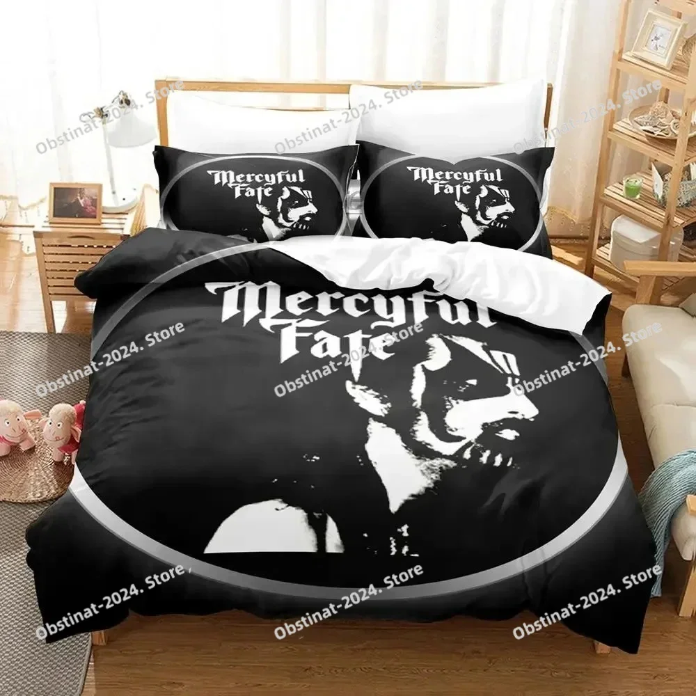 

Mercyful Fate Bedding Set Boys Girls Twin Queen Size Duvet Cover Pillowcase Bed Kids Adult Fashion Home Textileextile S