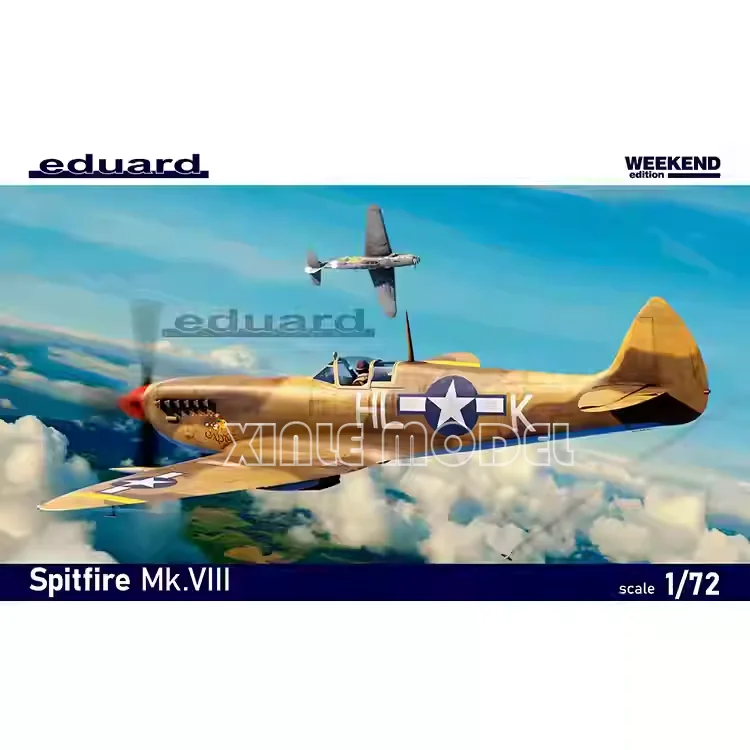 

Eduard Plastic Assembled Aircraft Model Kit 7462 Spitfire Mk. VIII 1/72
