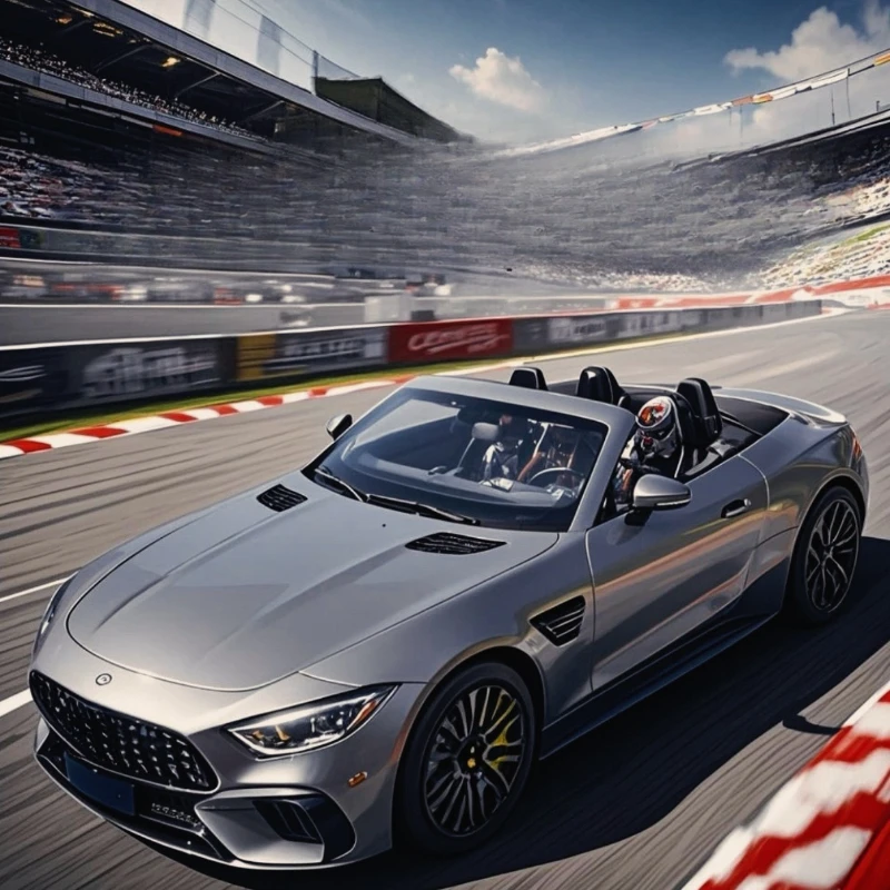 

1:24 Original box SL63 convertible alloy sports car imitation real, model collection preferred to give boys birthday gifts toys