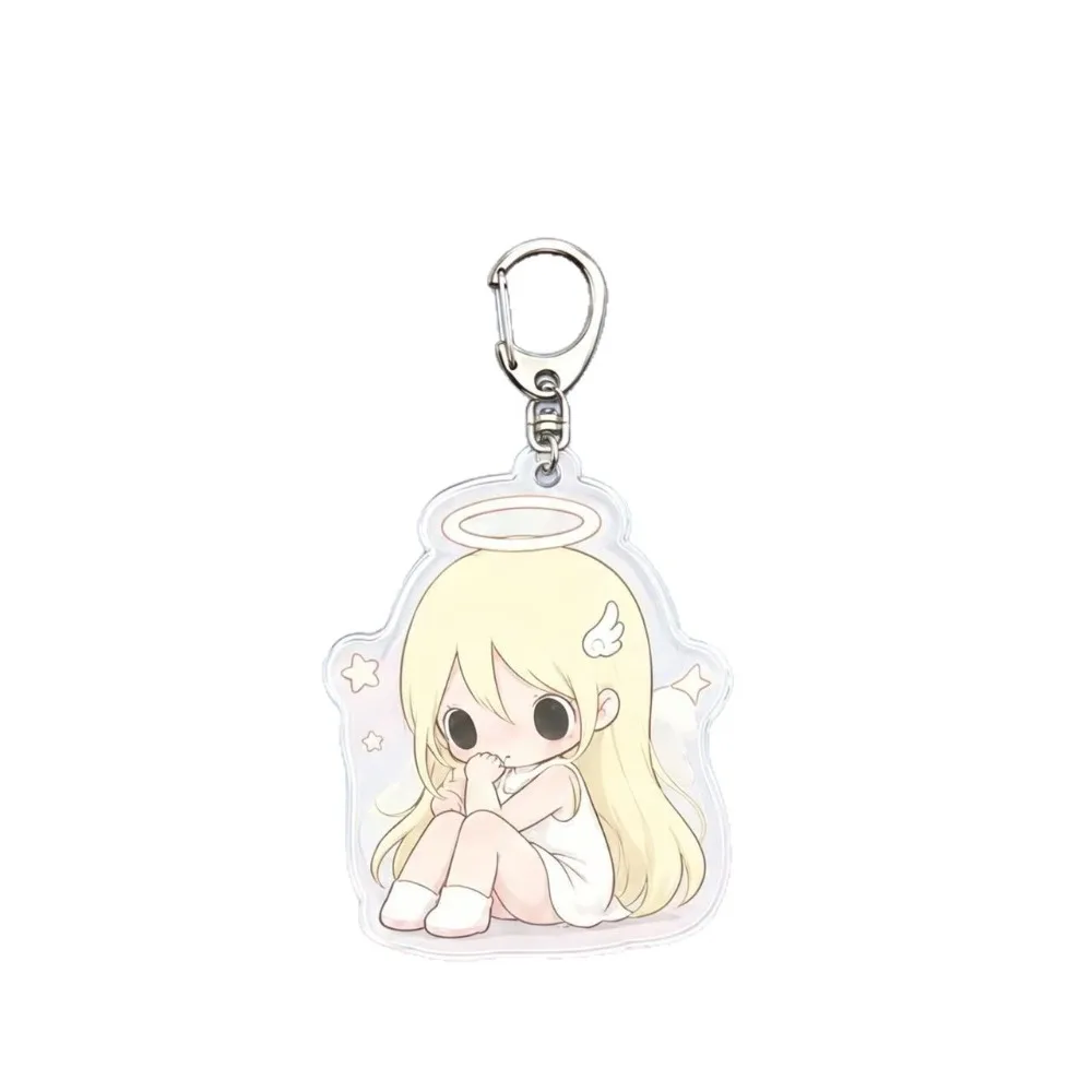 Cute Ye You Shang Qiu Periphery Keychain Jewelry Accessory Girl Avatar Peripheral Pendant Collection Keyring Hanging Decoration