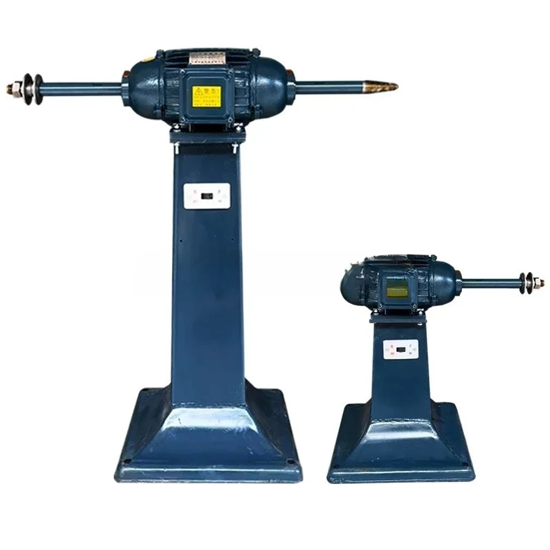 1PCS Vertical speed regulating pol-ishing machine Gri-nding machine Wire drawing machine 380V tip clip Double head desktop