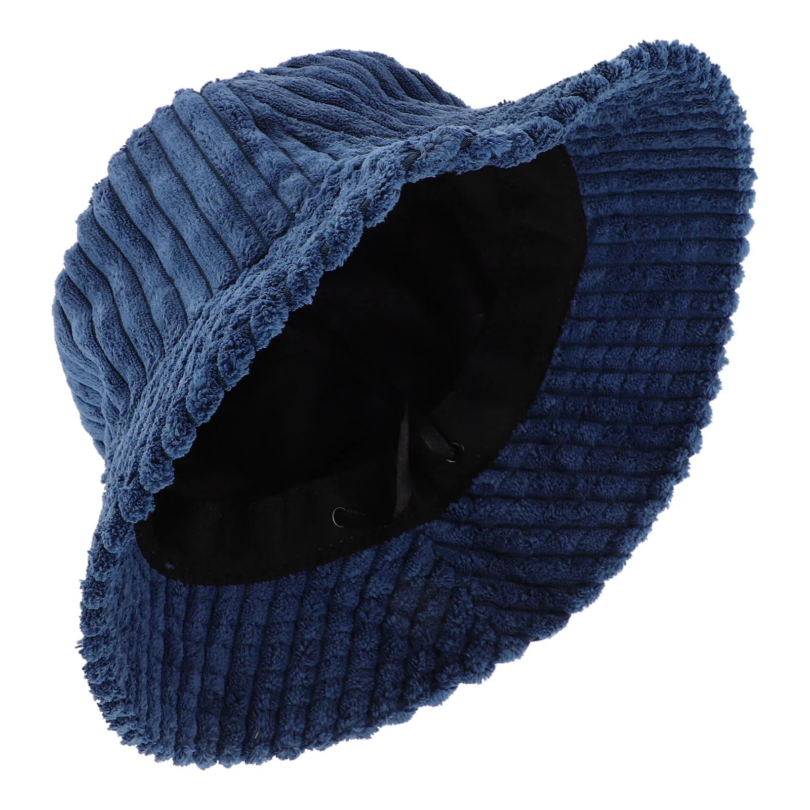 

Vintage Corduroy Bucket Hat Warm Cuffed Cap Stylish Fisherman Hats Fall Cold Protection Lightweight Breathable Outdoor Travel