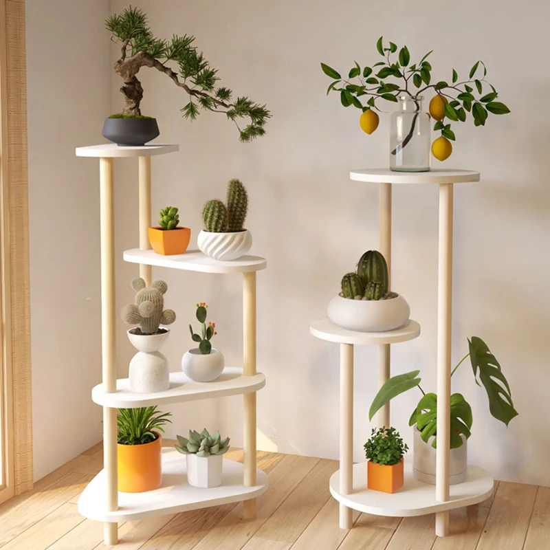 Indoor Living Room Plant Shelves Flower Shelf Display Rack Balcony Frame Plant Shelves Garden Furniture Soporte De Plantas FYPS