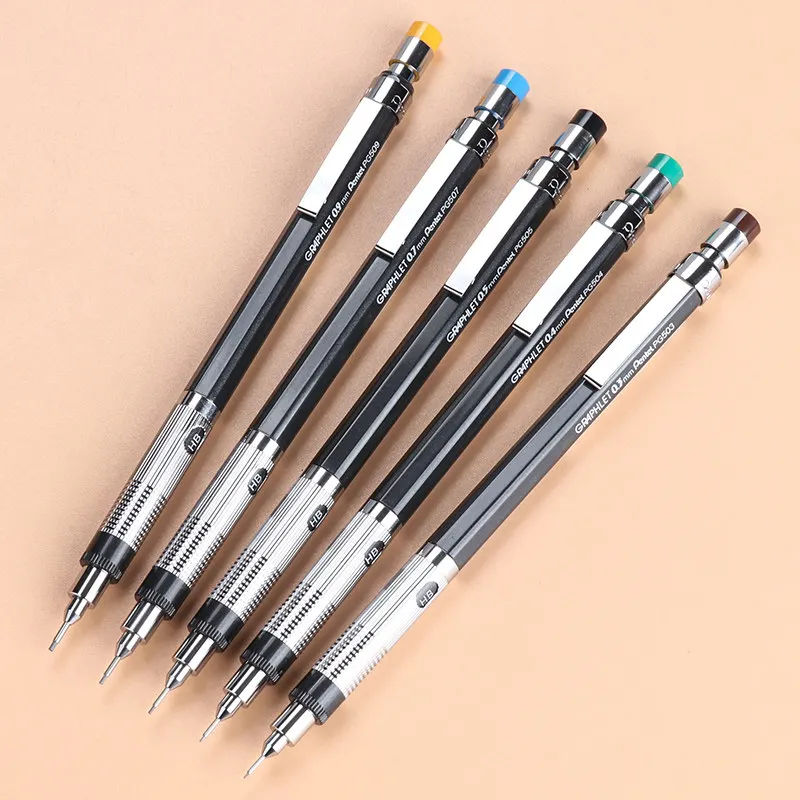 Pentel Graphlet Mechanical Pencil 0.3/0.4/0.5/0.7/0.9 Professional Drawing Drafting Sketching Art Architect Japanese Stationery