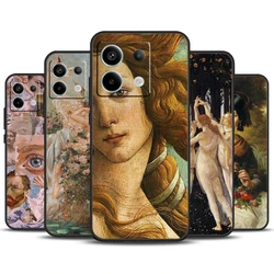 Renaissance art Painting Case For Xiaomi Redmi Note 13 11 9 10 12 Pro Plus 9S 10S 11S 12S Redmi 13C 9C 10C 12C Cover