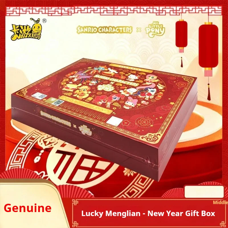 2026-kayou-kitty-my-little-pony-collezione-di-carte-espositore-in-acrilico-magnete-da-frigorifero-confezione-regalo-giocattolo-carino-per-bambini-regalo-da-collezione