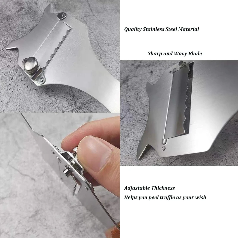 American Style Stainless Steel Cheese Shaver Multifunctional Kitchen Grater Tool Ideal for Shaving Truffle Chocolate Hard Cheese