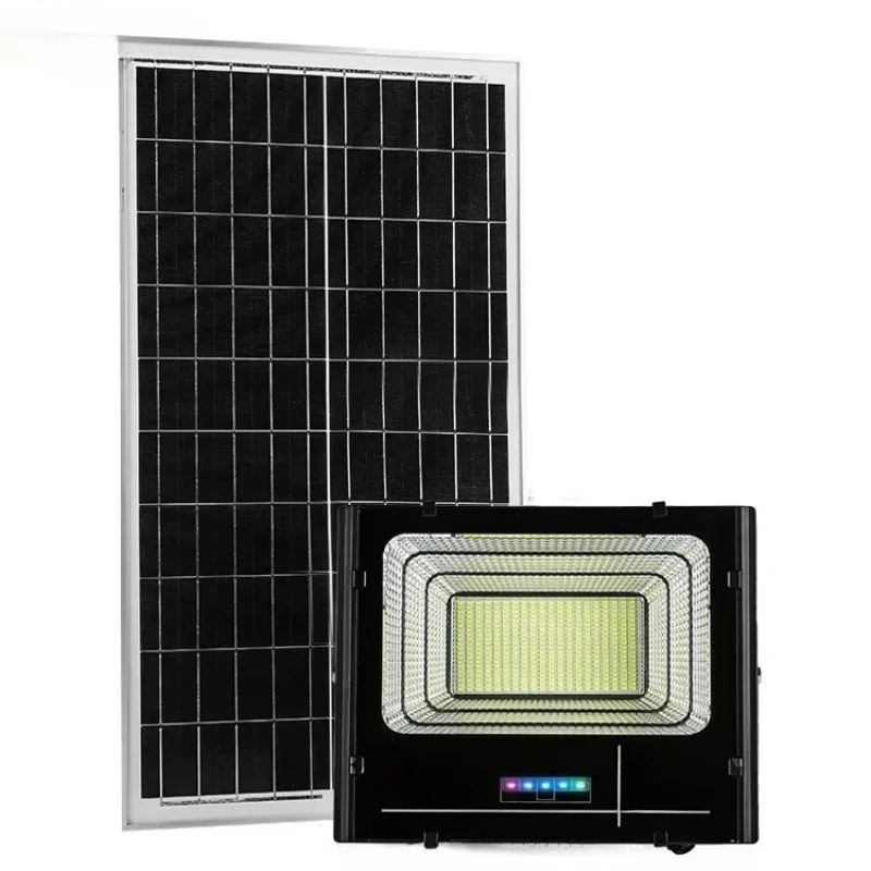 1000 Watt High Lumen Super Bright Corridor Solar Light Emitting Diode Flood Light IP67 Solar Garden Farm Lighting Change