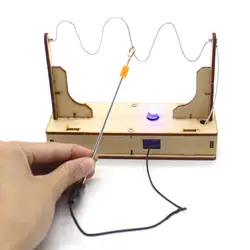 1 juego de cables de competición de despacho de aduana, dispositivo de ayuda para la enseñanza de experimentos de ciencia DIY, circuito físico para la escuela de niños