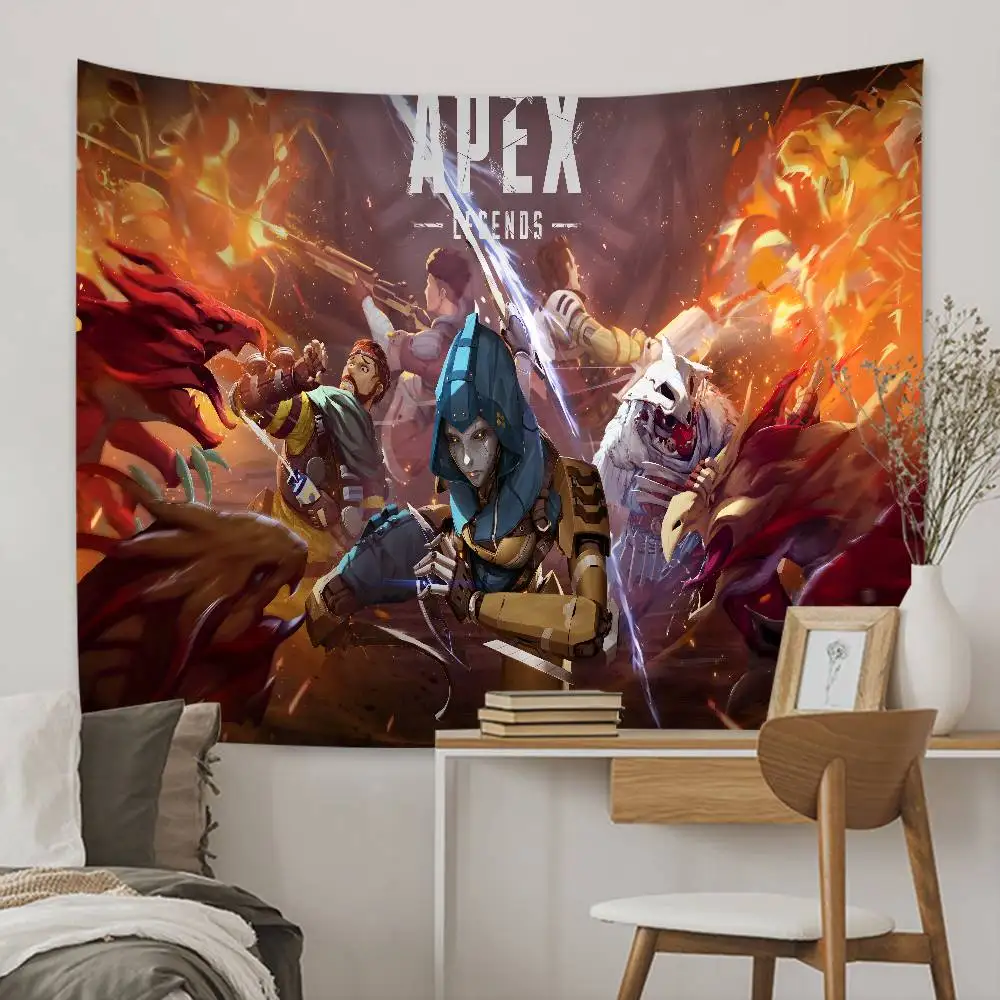 

Настенный гобелен с изображением персонажей игры Apex Legends, декор для дома