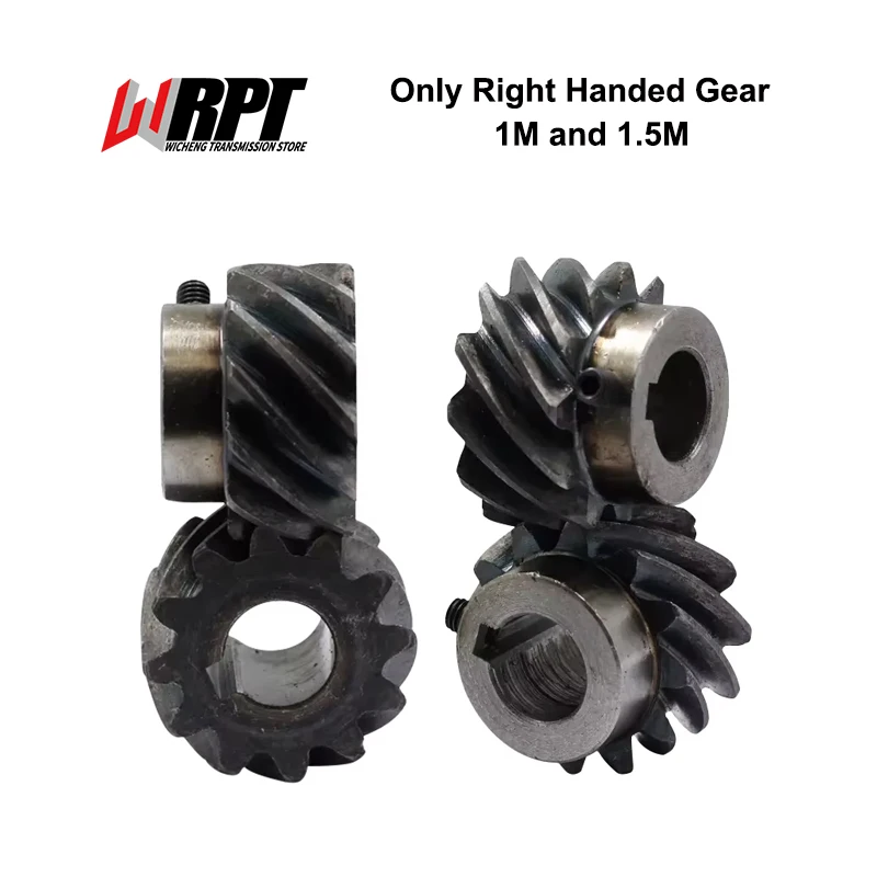 右ねじ歯車-45度-1m-15m-モジュラス45--cnc用硬化鋼高トルク伝動ピニオン内径8-15mm