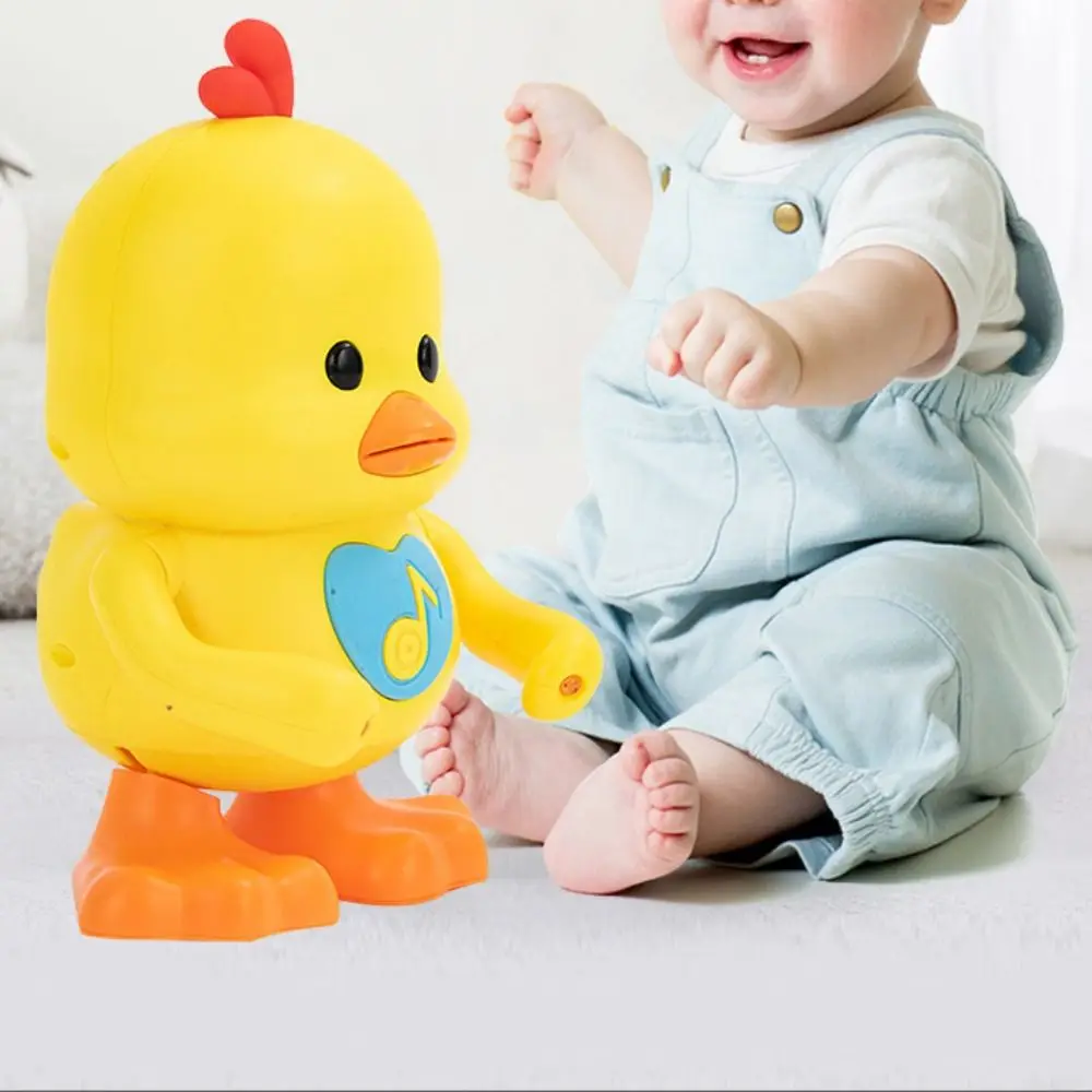 Tańcząca elektryczna kaczka Tańczące kaczki Zabawki dźwiękowe Serce Świecące tańczące kaczki Model Nagrywalny Kawaii Duck Sound Heart Led Toy