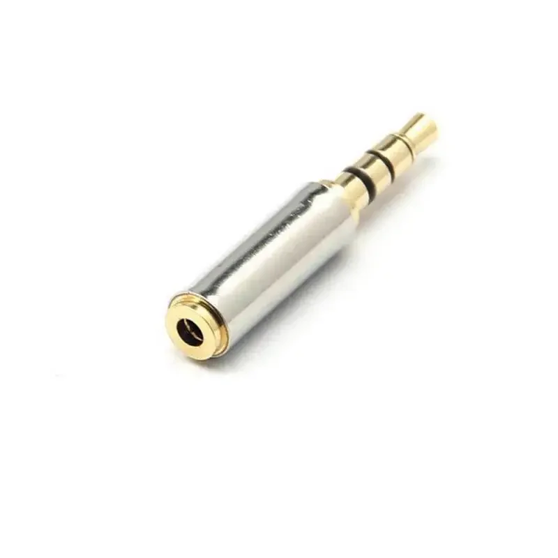 Jack 3.5mm a 2.5mm adaptador de áudio 2.5mm macho para 3.5mm fêmea conector para aux alto-falante cabo fones de ouvido microfone jack 3.5