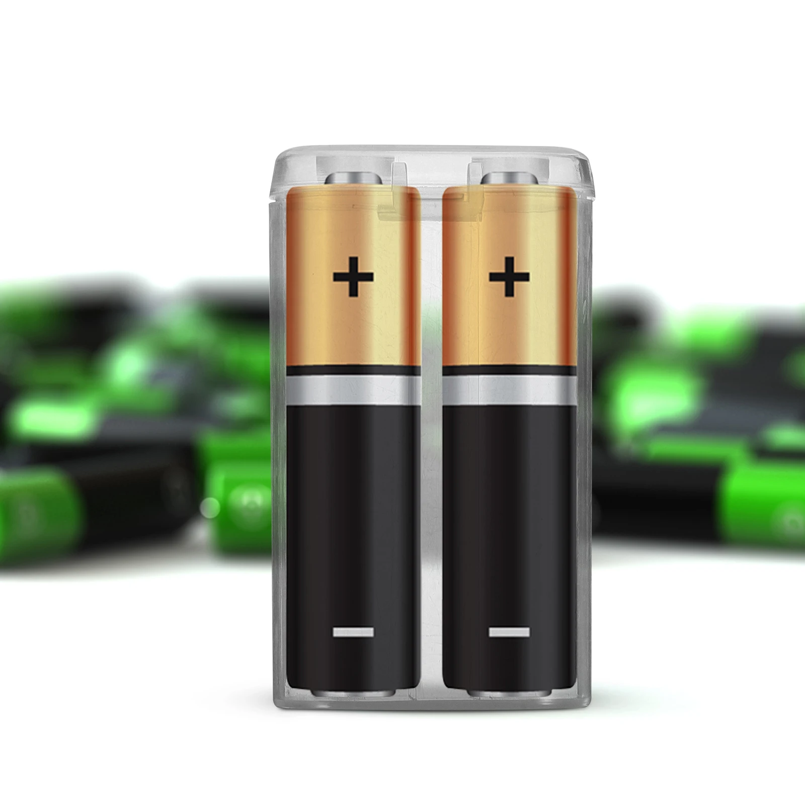 

10 Pcs Box 2 Compartments Clear Plastic ganizer Container Storage Case for Electronics Parts Small Items