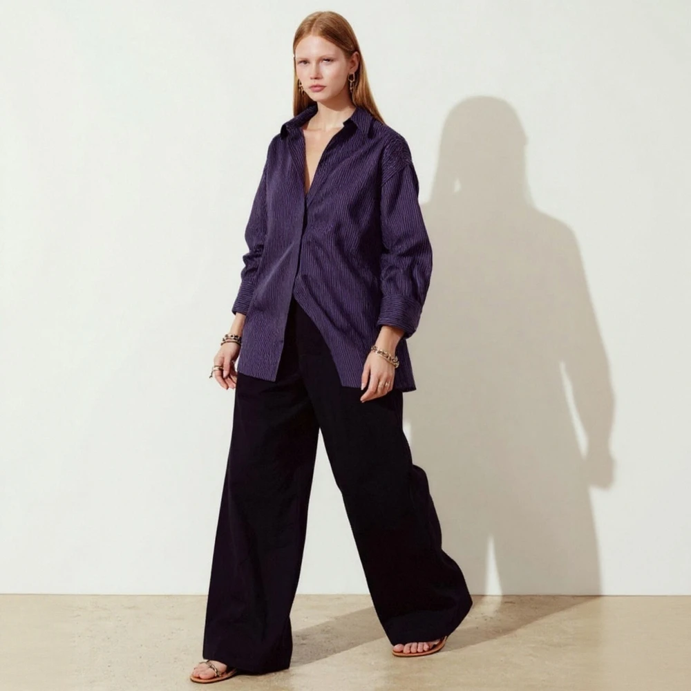 Women's Open Front Cuff Sleeve Shirt Comfortable Plain Casual Collar Autumn Top