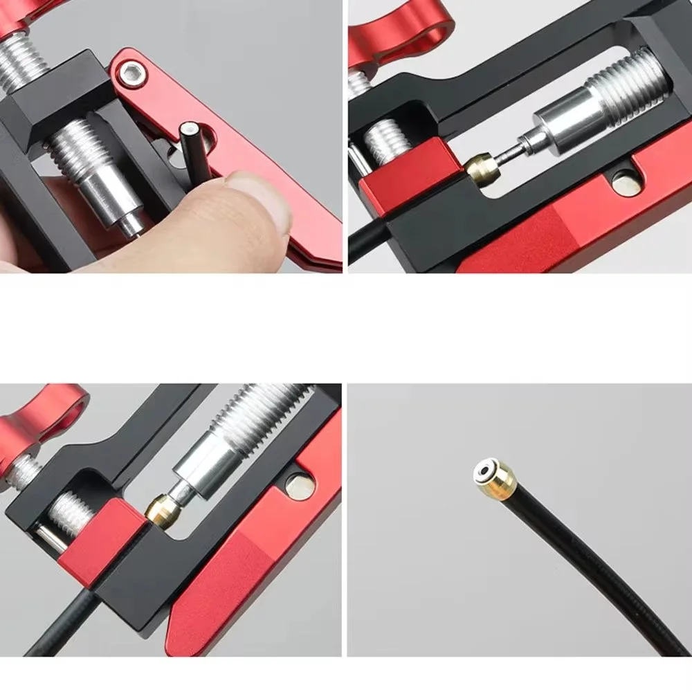 Bicycle Hydraulic Disc Brake Oil Needle Tool Driver Hose Cutter Cable Pliers Olive Connector Insert BH59 BH90 Install Press