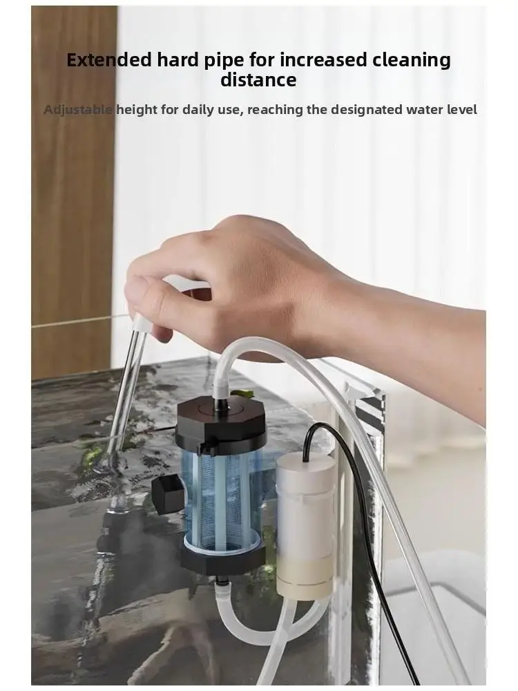 AliExpress NONE Durable 280GPH Aquarium Water Changer USB Powered Low Noise Vacuum Gravel Cleaner Aquarium Pump For Aquarium