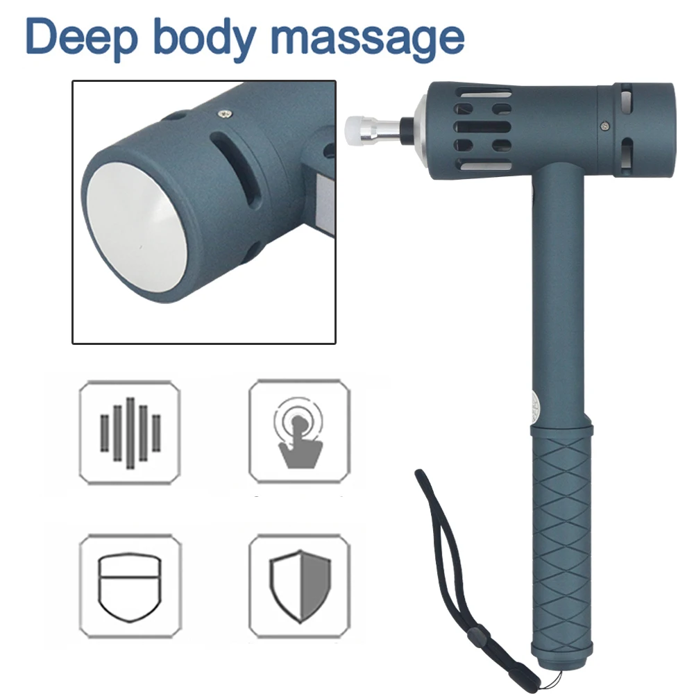 Portable Massager Physiotherapy Manual Shockwave Therapy Machine Shock Wave Effective Pain Relief Muscle Relaxation Health Care