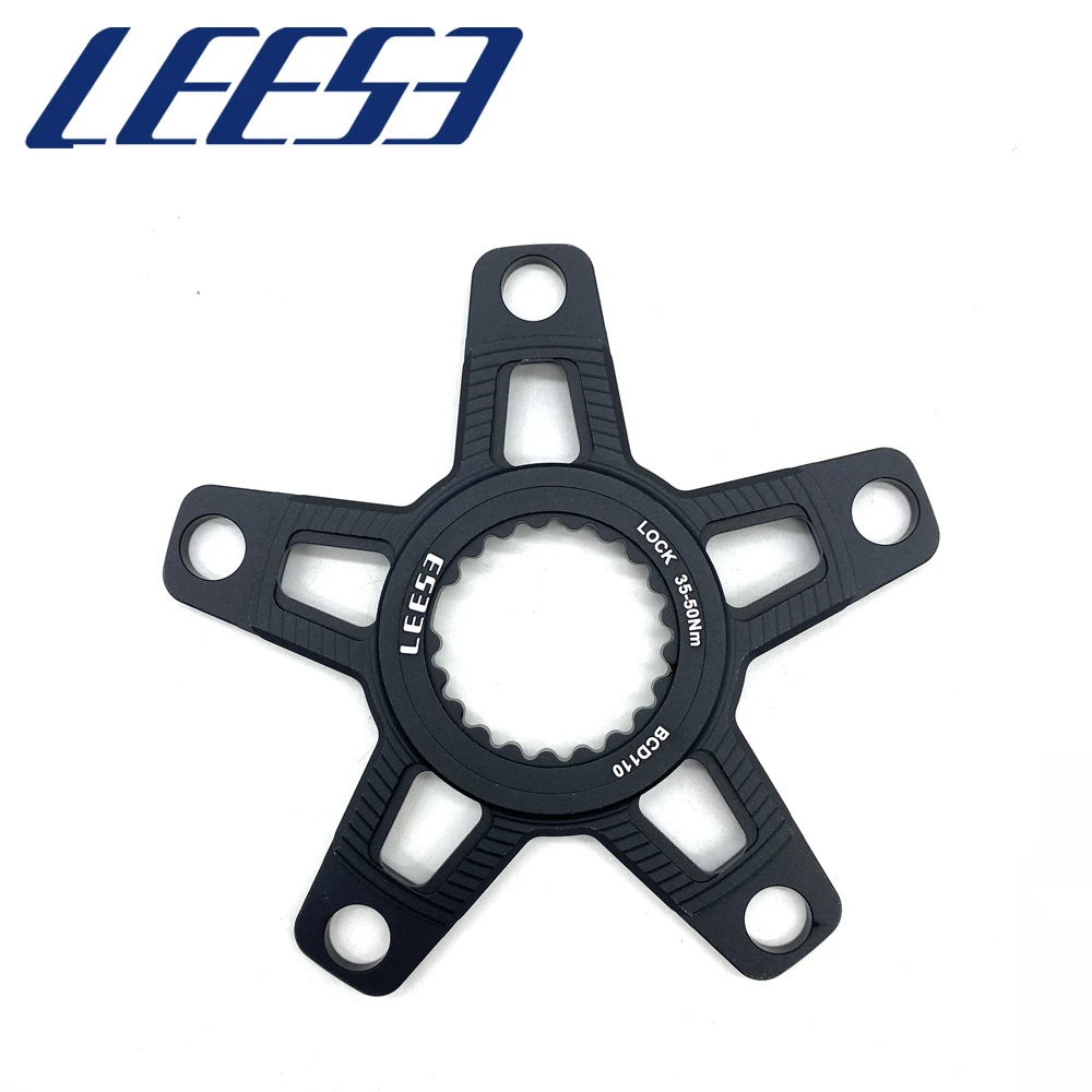 LEESE 110BCD 130BCD Spider Crank For Gravel Bike Shimano Direct Mount MTB Crankset 5 Arms Chainrings BCD130 BCD110 5-Bolt