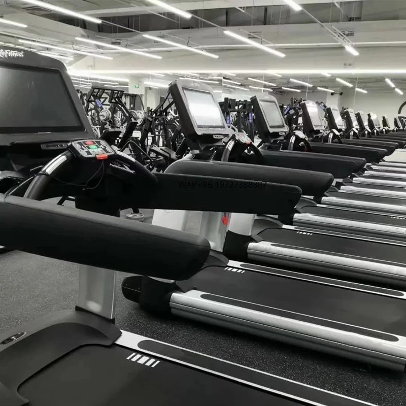 

2025 Model Commercial Smart Electric Treadmill Portable Gym Exercise Equipment with Incline Button & Touch Screen Factory Direct