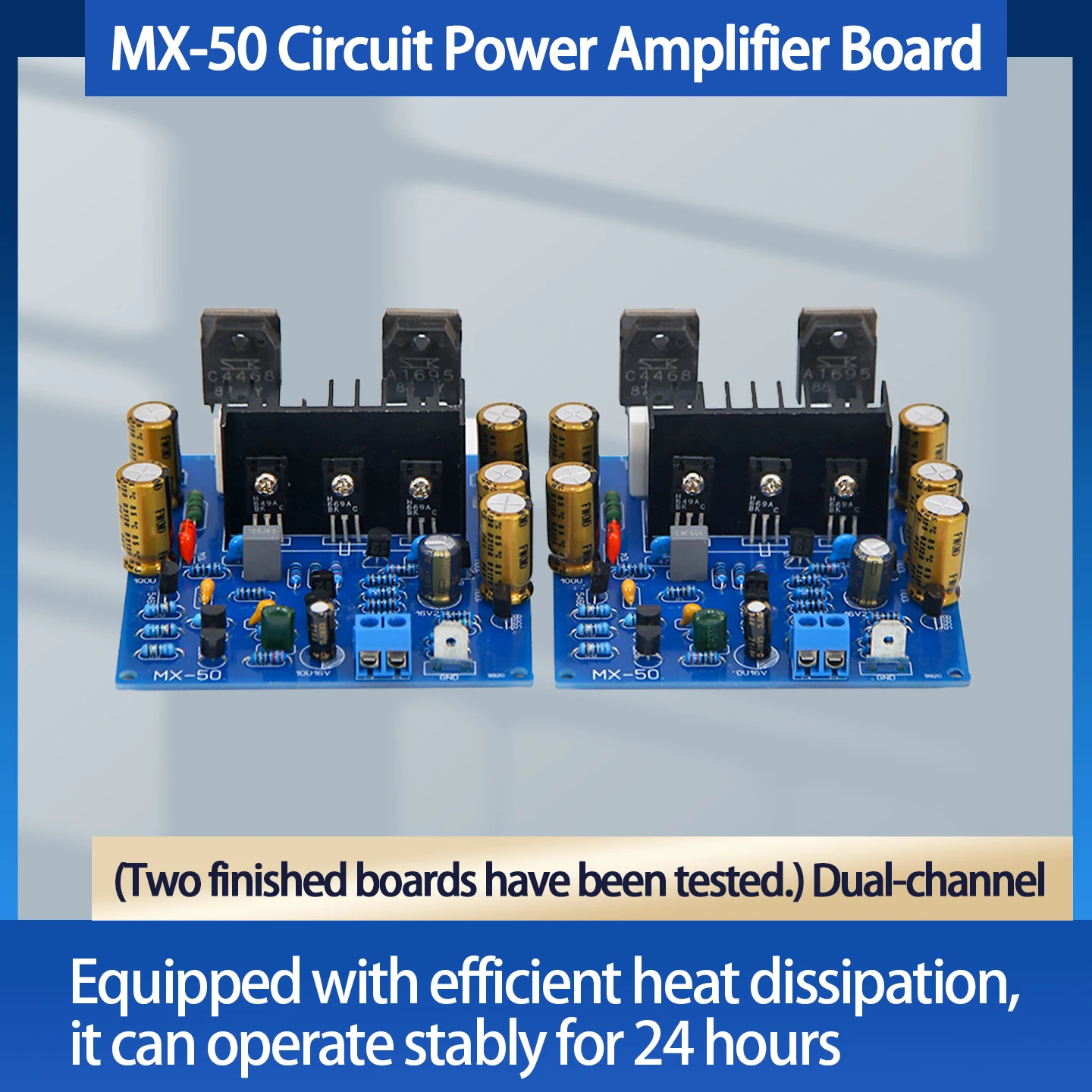 

Ysaio Mx50 Dual-Channel Audio Amplifier Board Hifi Stereo Amplifier Module Amplifier Board