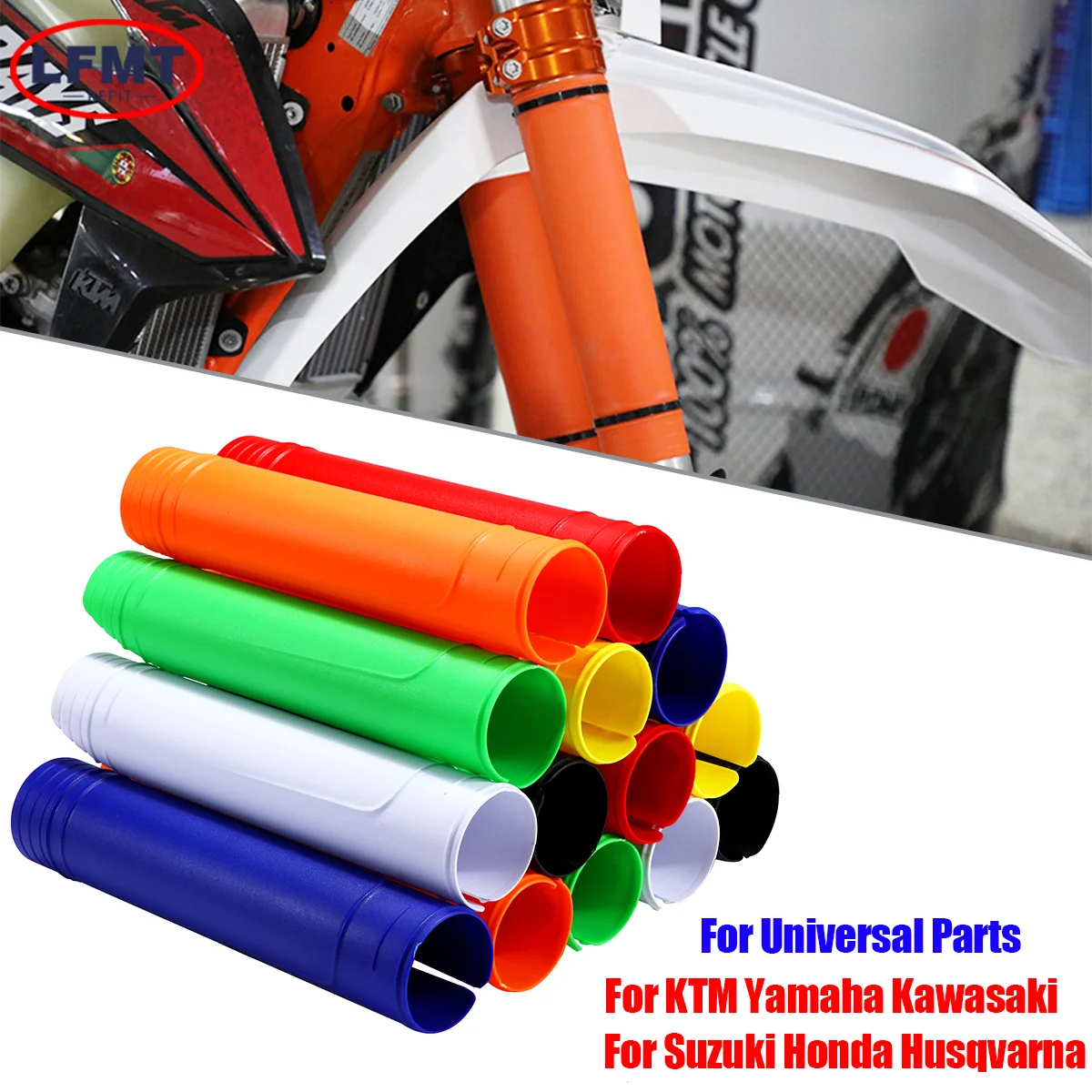 2004-2018 Motorrad Universal Für KTM ALLE 50cc-530cc HONDA Yamaha KAWASAKI SUZUKI Gabel Abdeckung Stoßdämpfer Schutzfolie
