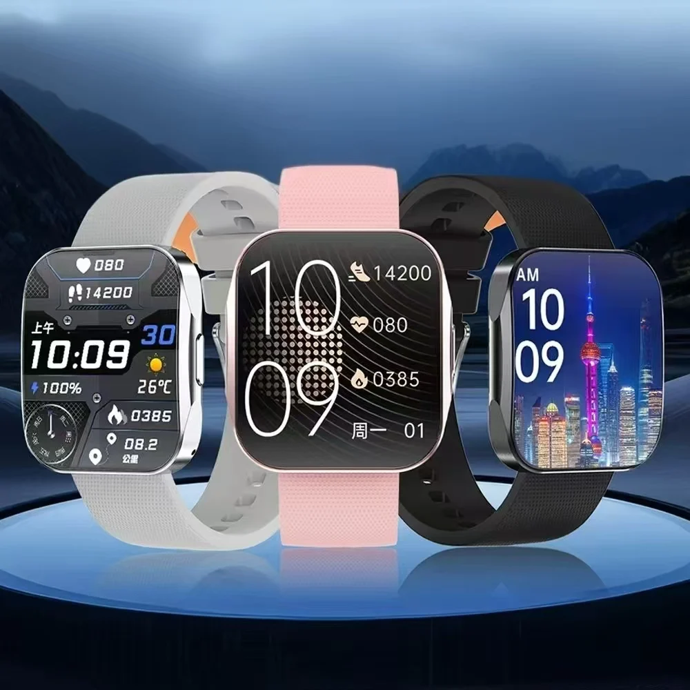 

1.85" AMOLED Curved Screen Bluetooth Call Smartwatch Men 3D Dynamic Menu Background music Waterproof Multiple Sports Smart Watch