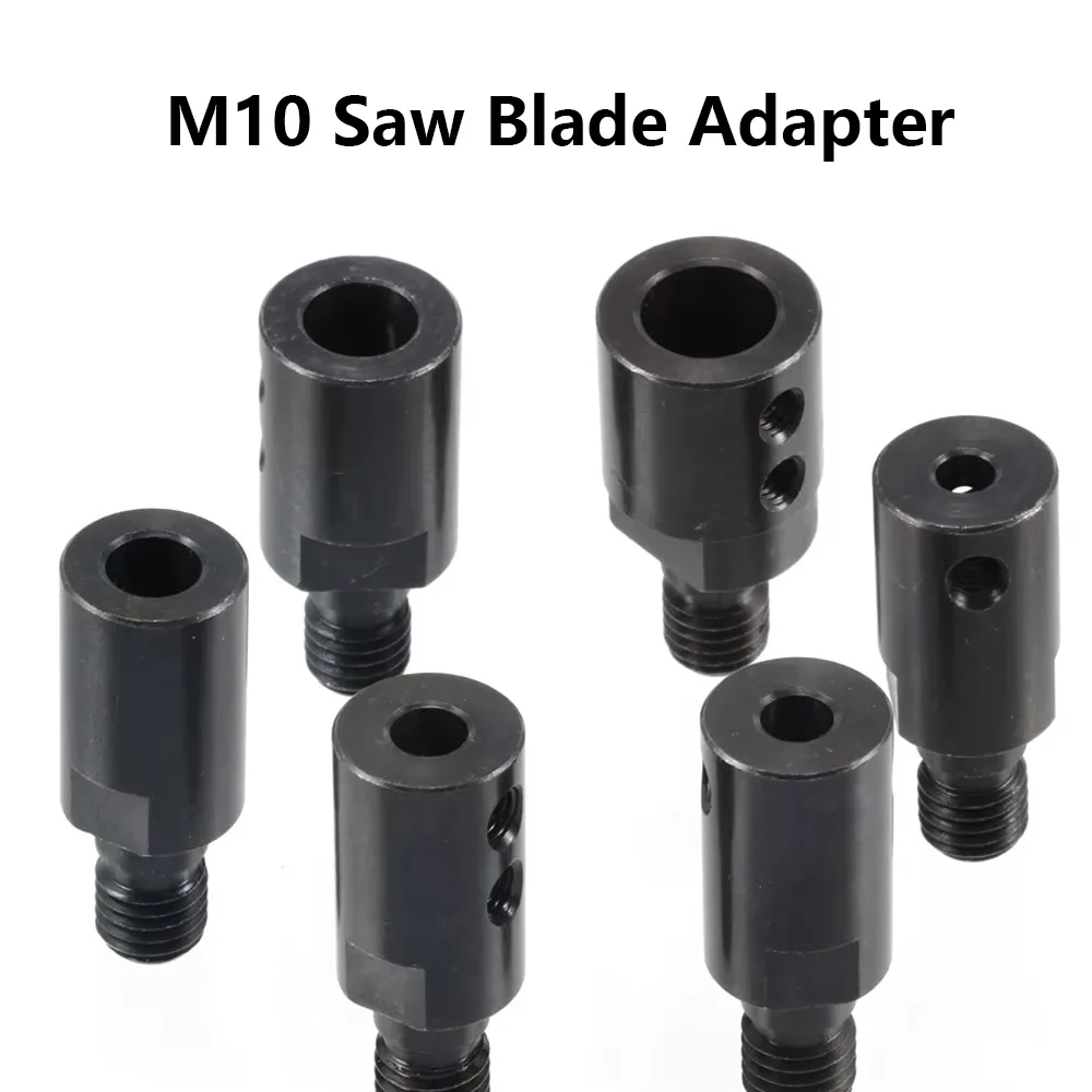 M10 Saw Blade Adapter 5/6/8/10/12/14mm Motor Shaft Connecting Rod Sleeve, Grinding Polishing Drill Spindle Chuck Adapter Model
