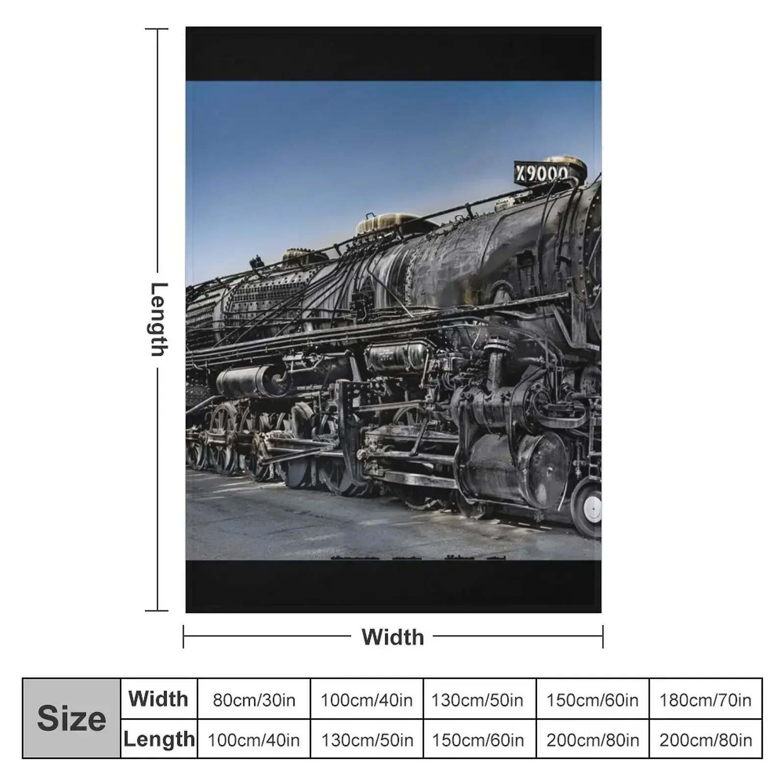 Union Pacific Steam Locomotive No. 9000 - Rail Giants Train Museum, Pomona, CA, USA Throw Blanket Cute Blankets