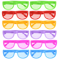 12/24pcs Shutter Shades Glasses Toys Kids Boy Girls Makeup Birthday Party Favors Goodie Bag Pinata Fillers Gifts Small Size
