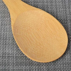 1pc Bamboo Spoon Wooden Kitchen Spoon Bamboo Rice Spoon Rice Shovel Large Soup Spoon Service Kitchenware Tableware Rice Spoon
